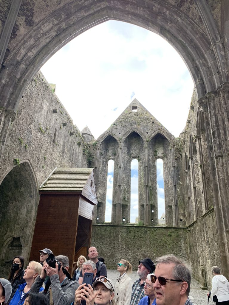 Rock of Cashel ancient ruins overlooking Tipperary on Ireland road trip Part 2