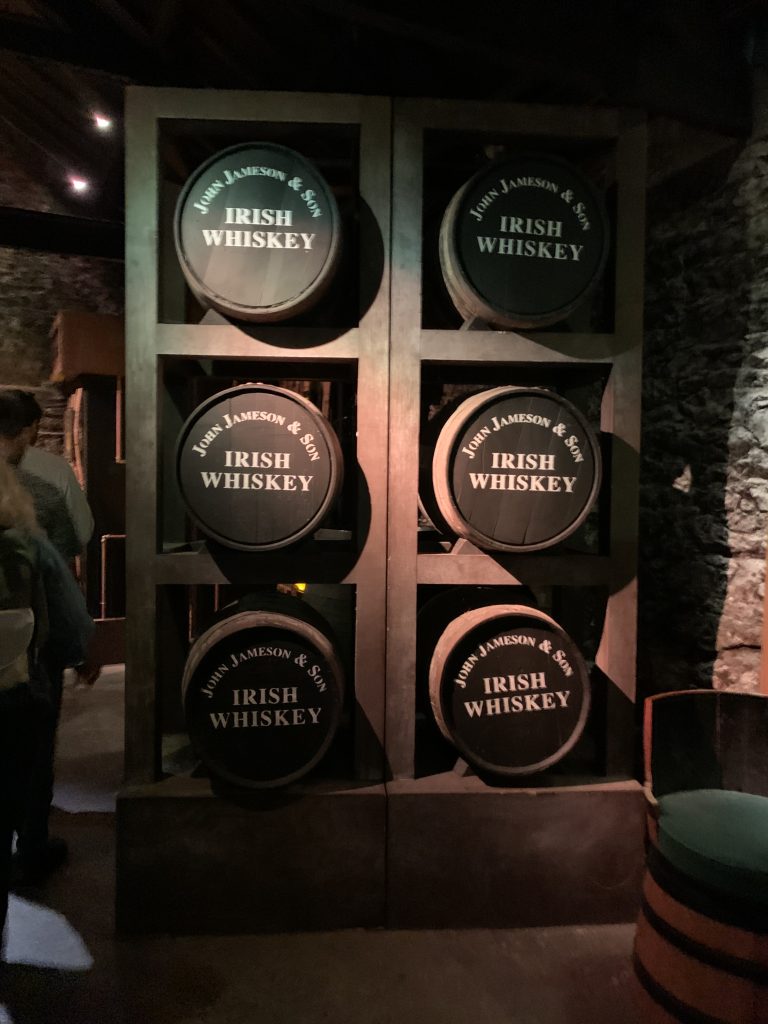 Jameson Experience Midleton distillery whiskey tasting Ireland road trip